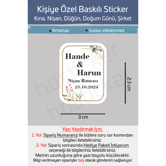 52 Adet Kişiye Özel Kına Nişan Nikah Düğün Sünnet Bebek Firma Etiket Sticker Hediye ve Çikolata P42 52 Adet Kişiye Özel Kına Nişan Nikah Düğün Sünnet Bebek Firma Etiket Sticker Hediye ve Çikolata P42