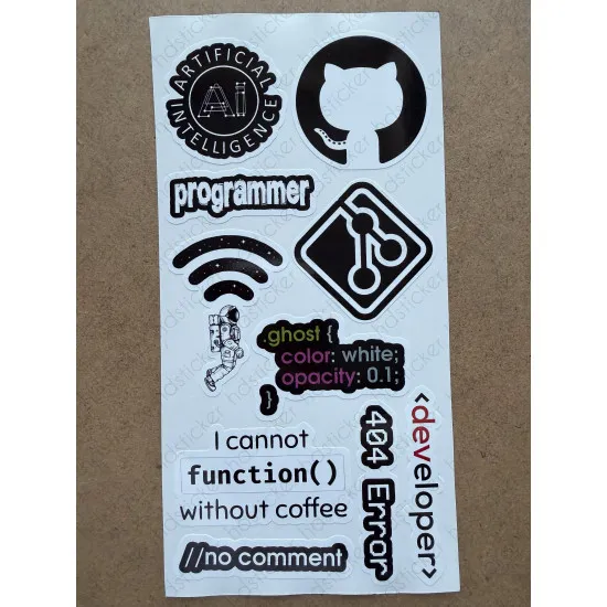 55 Adet Yazılım & Yazılımcı Software Developer Laptop Notebook Tablet Etiket Sticker Set P55 55 Adet Yazılım & Yazılımcı Software Developer Laptop Notebook Tablet Etiket Sticker Set P55