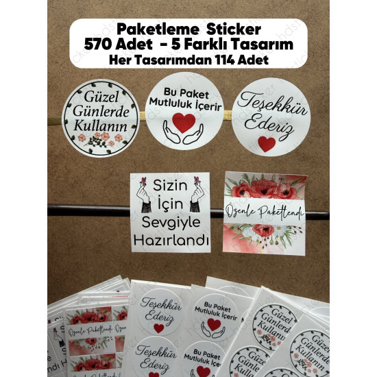 570 Adet Teşekkür Paketleme Hediye Kargo Sticker Seti Etiket Çıkartma Yapışkanlı Ambalaj Thank You 570 Adet Teşekkür Paketleme Hediye Kargo Sticker Seti Etiket Çıkartma Yapışkanlı Ambalaj Thank You