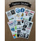 59 Adet Yazılım & Yazılımcı Software Developer Laptop Notebook Tablet Etiket Sticker Set P56