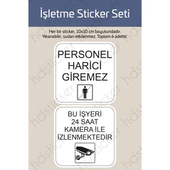 6 Adet İşletme Mağaza Ofis Uyarı İkaz Etiketleri Seti Personel Harici Giremez 24 Saat Kamera İtiniz Çekiniz WC Sticker Kapı Cam Duvar Yönlendirme Suya Dayanıklı Folyo Çıkartma 6 Adet İşletme Mağaza Ofis Uyarı İkaz Etiketleri Seti Personel Harici Giremez 24 Saat Kamera İtiniz Çekiniz WC Sticker Kapı Cam Duvar Yönlendirme Suya Dayanıklı Folyo Çıkartma
