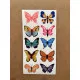 60 Adet Kelebek Sticker Seti - Defter, Duvar, Laptop, Telefon, Ayna, Cam Çocuk Kitap Dekor Etiket P2 60 Adet Kelebek Sticker Seti - Defter, Duvar, Laptop, Telefon, Ayna, Cam Çocuk Kitap Dekor Etiket P2