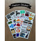 60 Adet Yazılım & Yazılımcı Software Developer Laptop Notebook Tablet Etiket Sticker Set P57