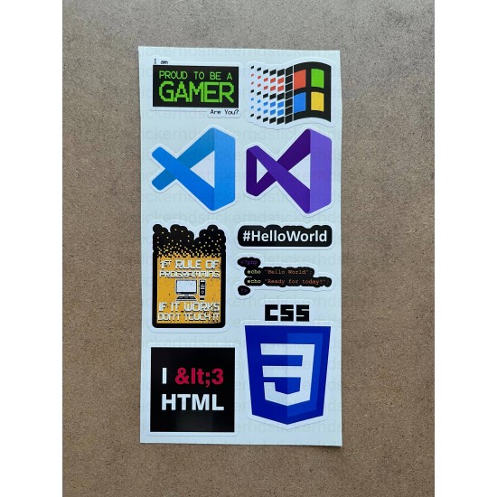 60 Adet Yazılım & Yazılımcı Software Developer Laptop Notebook Tablet Etiket Sticker Set P57 60 Adet Yazılım & Yazılımcı Software Developer Laptop Notebook Tablet Etiket Sticker Set P57