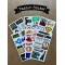 60 Adet Yazılım & Yazılımcı Software Developer Laptop Notebook Tablet Etiket Sticker Set P57