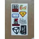 60 Adet Yazılım & Yazılımcı Software Developer Laptop Notebook Tablet Etiket Sticker Set P57