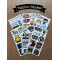 60 Adet Yazılım & Yazılımcı Software Developer Laptop Notebook Tablet Etiket Sticker Set P58
