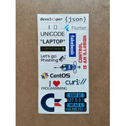 60 Adet Yazılım & Yazılımcı Software Developer Laptop Notebook Tablet Etiket Sticker Set P58 60 Adet Yazılım & Yazılımcı Software Developer Laptop Notebook Tablet Etiket Sticker Set P58