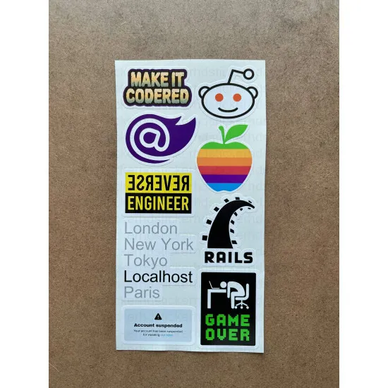 60 Adet Yazılım & Yazılımcı Software Developer Laptop Notebook Tablet Etiket Sticker Set P58 60 Adet Yazılım & Yazılımcı Software Developer Laptop Notebook Tablet Etiket Sticker Set P58