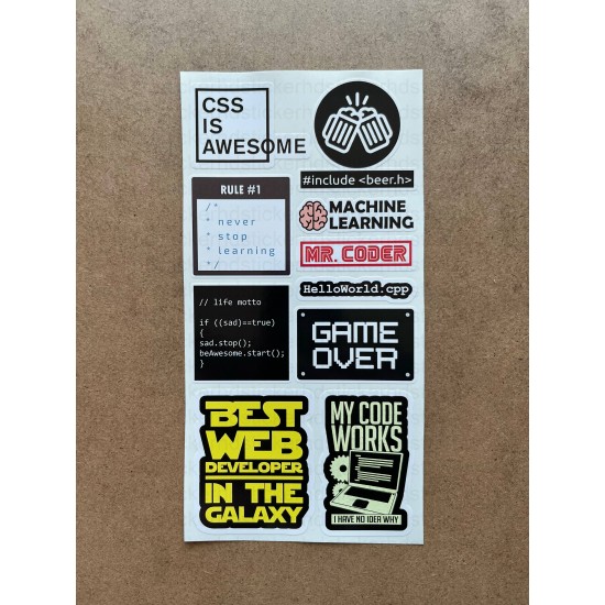 60 Adet Yazılım & Yazılımcı Software Developer Laptop Notebook Tablet Etiket Sticker Set P59 60 Adet Yazılım & Yazılımcı Software Developer Laptop Notebook Tablet Etiket Sticker Set P59