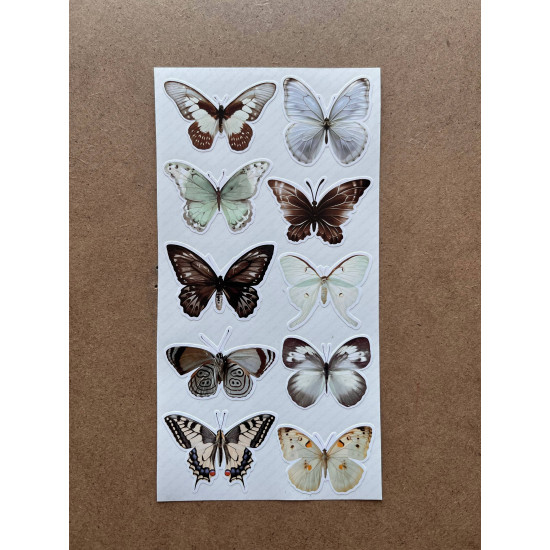 61 Adet Vintage Kelebek Sticker Seti - Defter, Duvar, Laptop, Ayna, Cam Çocuk Kitap Dekor Etiket P4 61 Adet Vintage Kelebek Sticker Seti - Defter, Duvar, Laptop, Ayna, Cam Çocuk Kitap Dekor Etiket P4