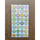 64 Adet Gülücük Temalı Sticker Seti - Renkli Gülen Yüz, Öğretmen, Defter, Ajanda Süsleme Etiketleri 64 Adet Gülücük Temalı Sticker Seti - Renkli Gülen Yüz, Öğretmen, Defter, Ajanda Süsleme Etiketleri