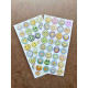 64 Adet Gülücük Temalı Sticker Seti - Renkli Gülen Yüz, Öğretmen, Defter, Ajanda Süsleme Etiketleri 64 Adet Gülücük Temalı Sticker Seti - Renkli Gülen Yüz, Öğretmen, Defter, Ajanda Süsleme Etiketleri