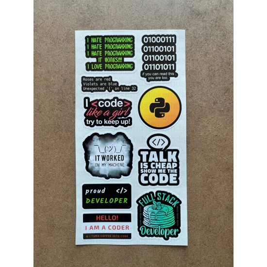 64 Adet Yazılım & Yazılımcı Software Developer Laptop Notebook Tablet Etiket Sticker Set P60 64 Adet Yazılım & Yazılımcı Software Developer Laptop Notebook Tablet Etiket Sticker Set P60