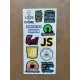 64 Adet Yazılım & Yazılımcı Software Developer Laptop Notebook Tablet Etiket Sticker Set P60