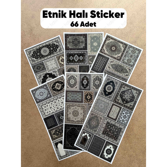 66 Adet Etnik Halı Kilim Desenli Motif Vintage Bohem Ajanda Defter Scrapbook Etiket Sticker Çıkartma 66 Adet Etnik Halı Kilim Desenli Motif Vintage Bohem Ajanda Defter Scrapbook Etiket Sticker Çıkartma