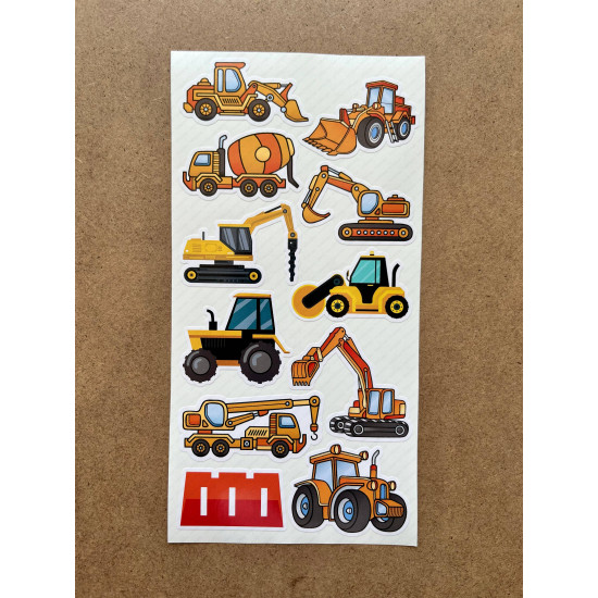 67 Adet İş Makinesi Sticker Seti Dozer, Kepçe, Ekskavatör, Kamyon, Vinç, Beton Mikseri Temalı Etiket 67 Adet İş Makinesi Sticker Seti Dozer, Kepçe, Ekskavatör, Kamyon, Vinç, Beton Mikseri Temalı Etiket