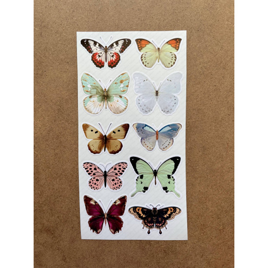 69 Adet Kelebek Sticker Seti - Defter, Duvar, Laptop, Telefon, Ayna, Cam Çocuk Kitap Dekor Etiket P3 69 Adet Kelebek Sticker Seti - Defter, Duvar, Laptop, Telefon, Ayna, Cam Çocuk Kitap Dekor Etiket P3