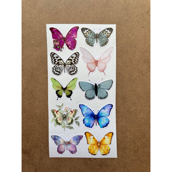 69 Adet Kelebek Sticker Seti - Defter, Duvar, Laptop, Telefon, Ayna, Cam Çocuk Kitap Dekor Etiket P3 69 Adet Kelebek Sticker Seti - Defter, Duvar, Laptop, Telefon, Ayna, Cam Çocuk Kitap Dekor Etiket P3