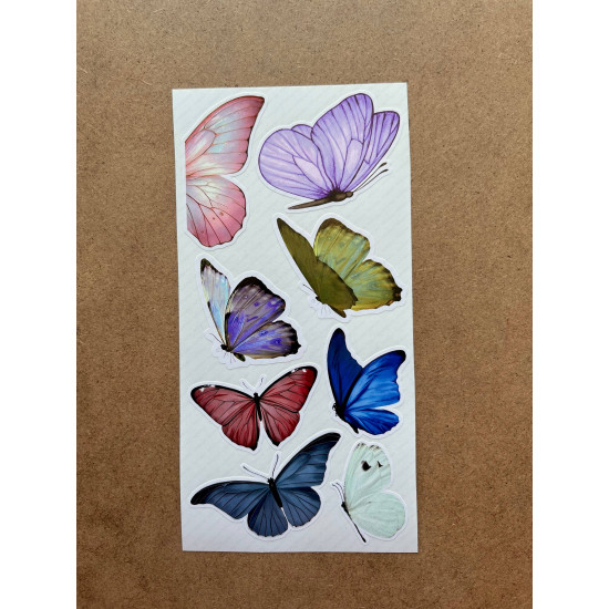 69 Adet Kelebek Sticker Seti - Defter, Duvar, Laptop, Telefon, Ayna, Cam Çocuk Kitap Dekor Etiket P3 69 Adet Kelebek Sticker Seti - Defter, Duvar, Laptop, Telefon, Ayna, Cam Çocuk Kitap Dekor Etiket P3