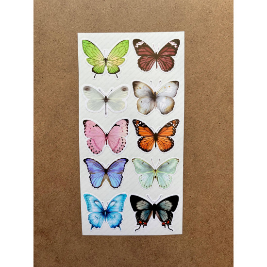 69 Adet Kelebek Sticker Seti - Defter, Duvar, Laptop, Telefon, Ayna, Cam Çocuk Kitap Dekor Etiket P3 69 Adet Kelebek Sticker Seti - Defter, Duvar, Laptop, Telefon, Ayna, Cam Çocuk Kitap Dekor Etiket P3
