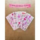 6'lı Pembe Art Temalı Sticker Seti 107 Adet Planner Ajanda Laptop Telefon Bullet Journal Etiket 6'lı Pembe Art Temalı Sticker Seti 107 Adet Planner Ajanda Laptop Telefon Bullet Journal Etiket
