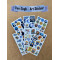 6'lı Van Gogh Art Temalı Sticker Seti 92 Adet Planner Ajanda Laptop Telefon Bullet Journal Etiket