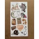 6'lı Vintage Temalı Sticker Seti 85 Adet Planner Ajanda Laptop Tablet Telefon Bullet Journal Etiket