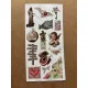 6'lı Vintage Temalı Sticker Seti 85 Adet Planner Ajanda Laptop Tablet Telefon Bullet Journal Etiket