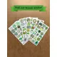 6'lı Yeşil Art Temalı Sticker Seti 116 Adet Planner Ajanda Laptop Telefon Bullet Journal Etiket 6'lı Yeşil Art Temalı Sticker Seti 116 Adet Planner Ajanda Laptop Telefon Bullet Journal Etiket