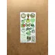 6'lı Yeşil Art Temalı Sticker Seti 116 Adet Planner Ajanda Laptop Telefon Bullet Journal Etiket 6'lı Yeşil Art Temalı Sticker Seti 116 Adet Planner Ajanda Laptop Telefon Bullet Journal Etiket
