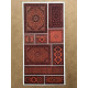 70 Adet Etnik Halı Kilim Desenli Motif Vintage Bohem Ajanda Defter Scrapbook Etiket Sticker Çıkartma