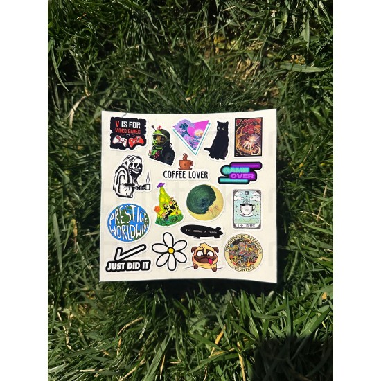 70 Adet Bullet Journal Ajanda Daily Cute Çıkartma Planner Defter Laptop Etiket Sticker Seti Mini P2