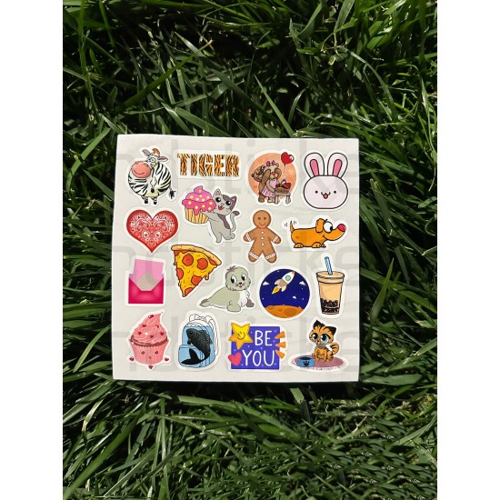 70 Adet Bullet Journal Ajanda Daily Cute Çıkartma Planner Defter Laptop Etiket Sticker Seti Mini P4