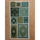 71 Adet Etnik Halı Kilim Desenli Motif Vintage Bohem Ajanda Defter Scrapbook Etiket Sticker Çıkartma