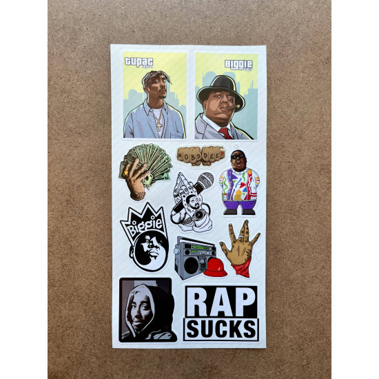 74 Adet Rap Hiphop Sticker Seti - Laptop, Kaykay, Defter, Ajanda Etiket Renkli ve Tarz Çıkartma 74 Adet Rap Hiphop Sticker Seti - Laptop, Kaykay, Defter, Ajanda Etiket Renkli ve Tarz Çıkartma