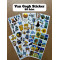 80 Adet Van Gogh Temalı Sticker Seti Ajanda Planner Bullet Journal Sanat Art Etiket Çıkartma