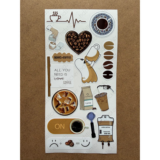 83 Adet Coffee Temalı Sticker Seti Ajanda Planner Bullet Journal Sanat Art Kahve Etiket Çıkartma 83 Adet Coffee Temalı Sticker Seti Ajanda Planner Bullet Journal Sanat Art Kahve Etiket Çıkartma