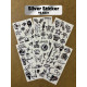 92 Adet Silver Temalı Sticker Seti Ajanda Planner Bullet Journal Sanat Art Gümüş Etiket Çıkartma 92 Adet Silver Temalı Sticker Seti Ajanda Planner Bullet Journal Sanat Art Gümüş Etiket Çıkartma