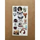 95 Adet Surreal Sanat Sticker Seti - Renkli Etiket, Planner Ajanda Bullet Journal Art Laptop Tablet