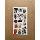 95 Adet Surreal Sanat Sticker Seti - Renkli Etiket, Planner Ajanda Bullet Journal Art Laptop Tablet