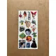 95 Adet Surreal Sanat Sticker Seti - Renkli Etiket, Planner Ajanda Bullet Journal Art Laptop Tablet