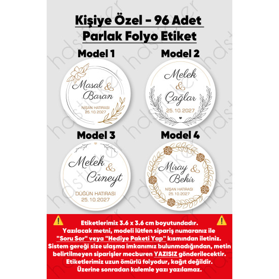 96 Adet Kişiye Özel Kına Nişan Nikah Düğün Sünnet Bebek Firma Etiketi Sticker Hediye Çikolata 3.6 cm 96 Adet Kişiye Özel Kına Nişan Nikah Düğün Sünnet Bebek Firma Etiketi Sticker Hediye Çikolata 3.6 cm