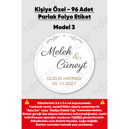 96 Adet Kişiye Özel Kına Nişan Nikah Düğün Sünnet Bebek Firma Etiketi Sticker Hediye Çikolata 3.6 cm 96 Adet Kişiye Özel Kına Nişan Nikah Düğün Sünnet Bebek Firma Etiketi Sticker Hediye Çikolata 3.6 cm