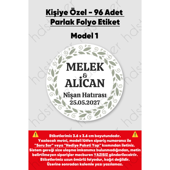 96 Adet Kişiye Özel Kına Nişan Nikah Düğün Sünnet Bebek Firma Etiketi Sticker Hediye Çikolata 3.6 cm 96 Adet Kişiye Özel Kına Nişan Nikah Düğün Sünnet Bebek Firma Etiketi Sticker Hediye Çikolata 3.6 cm