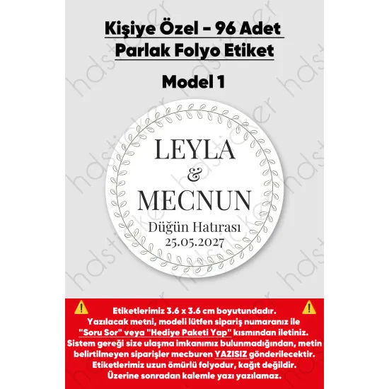 96 Adet Kişiye Özel Kına Nişan Nikah Düğün Sünnet Bebek Firma Etiketi Sticker Hediye Çikolata 3.6 cm 96 Adet Kişiye Özel Kına Nişan Nikah Düğün Sünnet Bebek Firma Etiketi Sticker Hediye Çikolata 3.6 cm