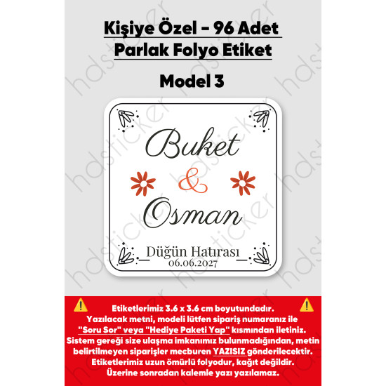 96 Adet Kişiye Özel Kına Nişan Nikah Düğün Sünnet Bebek Firma Etiketi Sticker Hediye Çikolata 3.6 cm 96 Adet Kişiye Özel Kına Nişan Nikah Düğün Sünnet Bebek Firma Etiketi Sticker Hediye Çikolata 3.6 cm