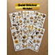 98 Adet Gold Temalı Sticker Seti Ajanda Planner Bullet Journal Sanat Art Altın Etiket Çıkartma 98 Adet Gold Temalı Sticker Seti Ajanda Planner Bullet Journal Sanat Art Altın Etiket Çıkartma