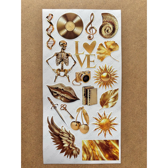 98 Adet Gold Temalı Sticker Seti Ajanda Planner Bullet Journal Sanat Art Altın Etiket Çıkartma 98 Adet Gold Temalı Sticker Seti Ajanda Planner Bullet Journal Sanat Art Altın Etiket Çıkartma
