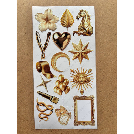 98 Adet Gold Temalı Sticker Seti Ajanda Planner Bullet Journal Sanat Art Altın Etiket Çıkartma 98 Adet Gold Temalı Sticker Seti Ajanda Planner Bullet Journal Sanat Art Altın Etiket Çıkartma